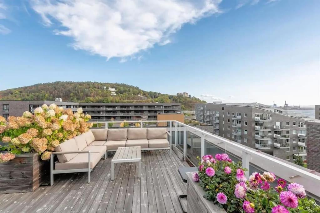 Luxury 2-Bedroom Apartment With Seaview In Oslo City Center Eksteriør billede